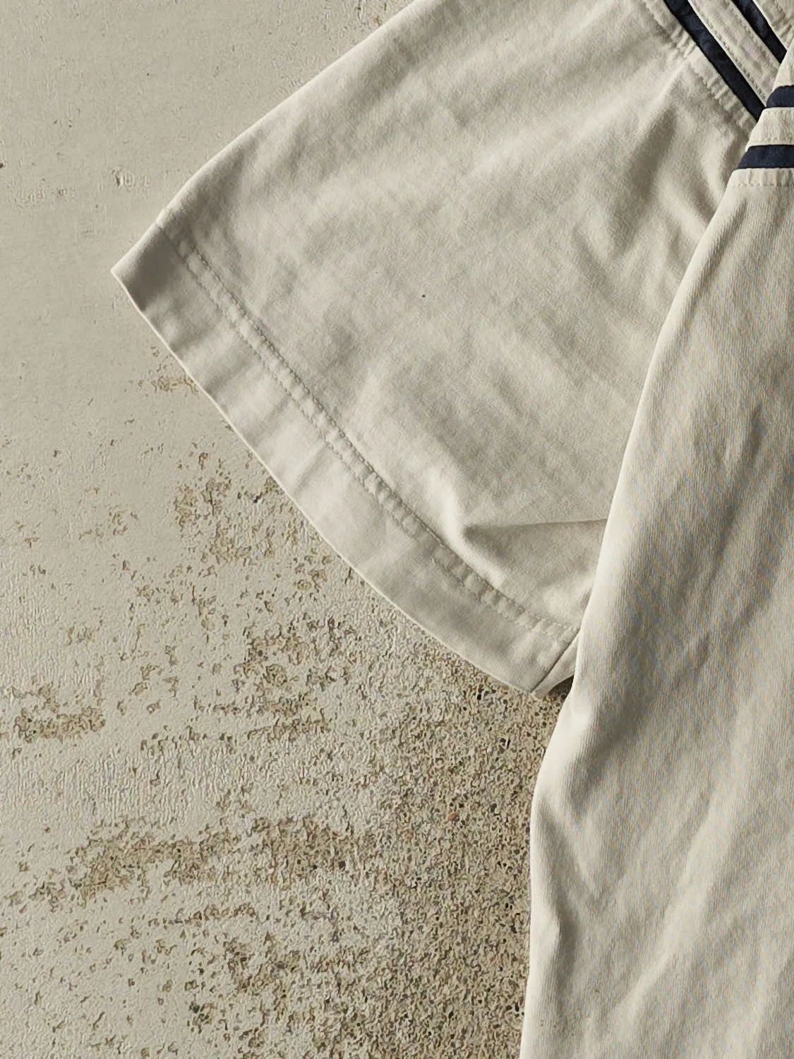 Vintage 90s Beige Point Zero Striped Tee (L/XL) sold by Rebalance Vintage product image thumbnail 3