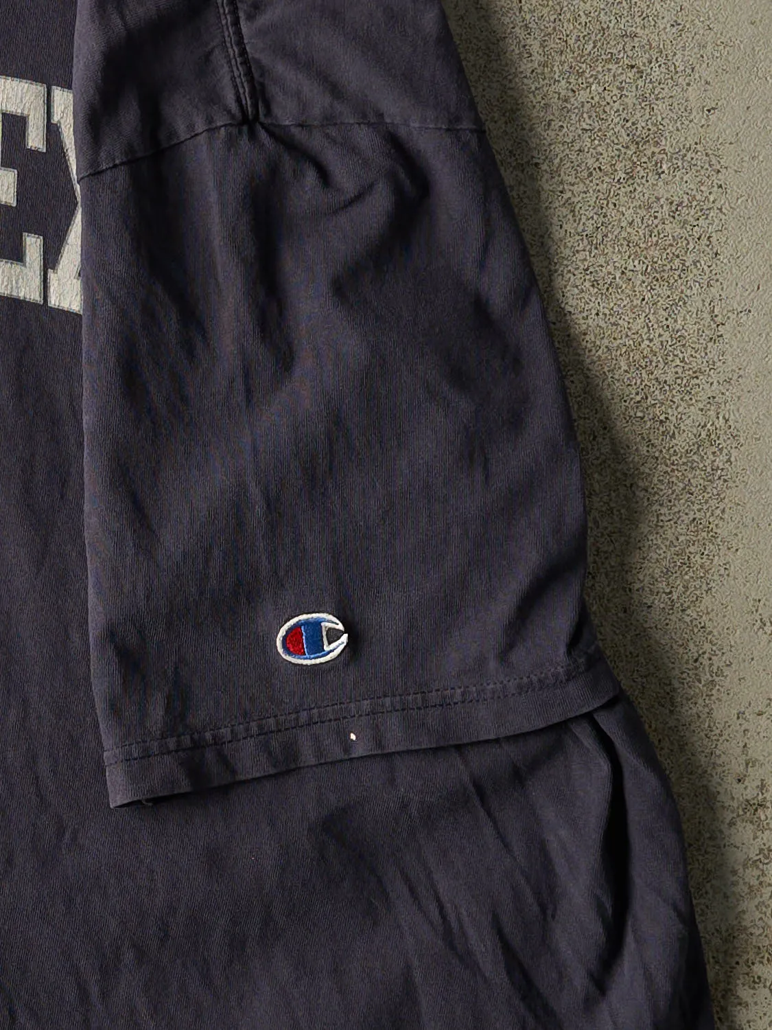 Vintage 90s Navy Blue University of North Texas Tee (XL/XXL) sold by Rebalance Vintage product image thumbnail 4