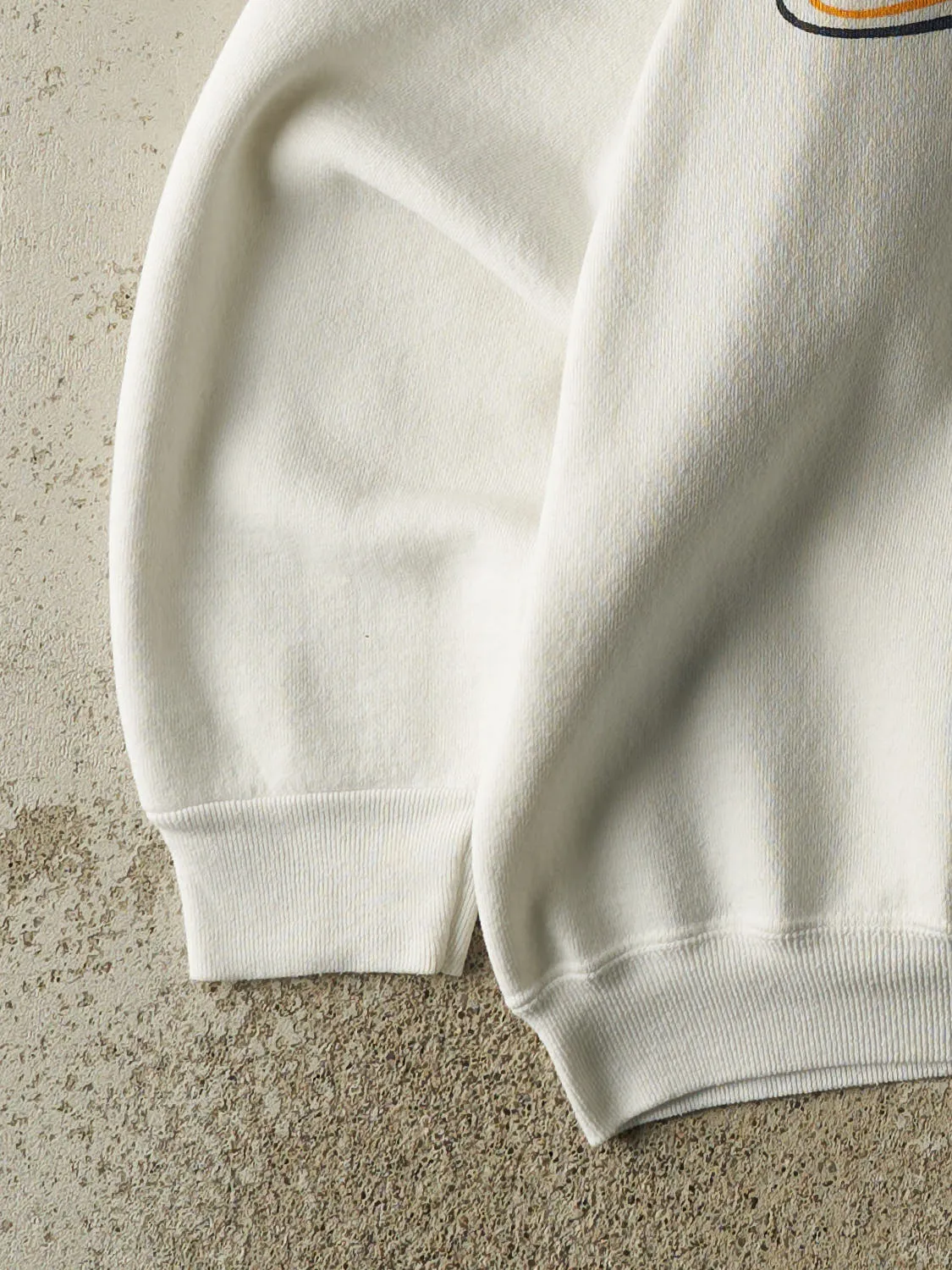 Vintage 80s White University of Notre Dame Crewneck (L/XL) sold by Rebalance Vintage product image thumbnail 3