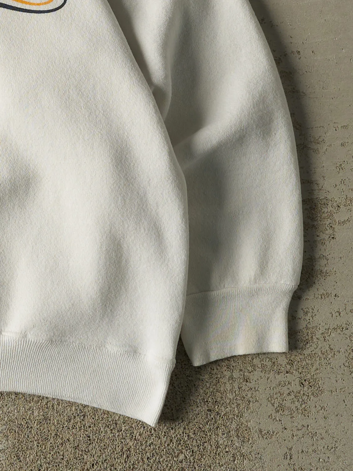 Vintage 80s White University of Notre Dame Crewneck (L/XL) sold by Rebalance Vintage product image thumbnail 4