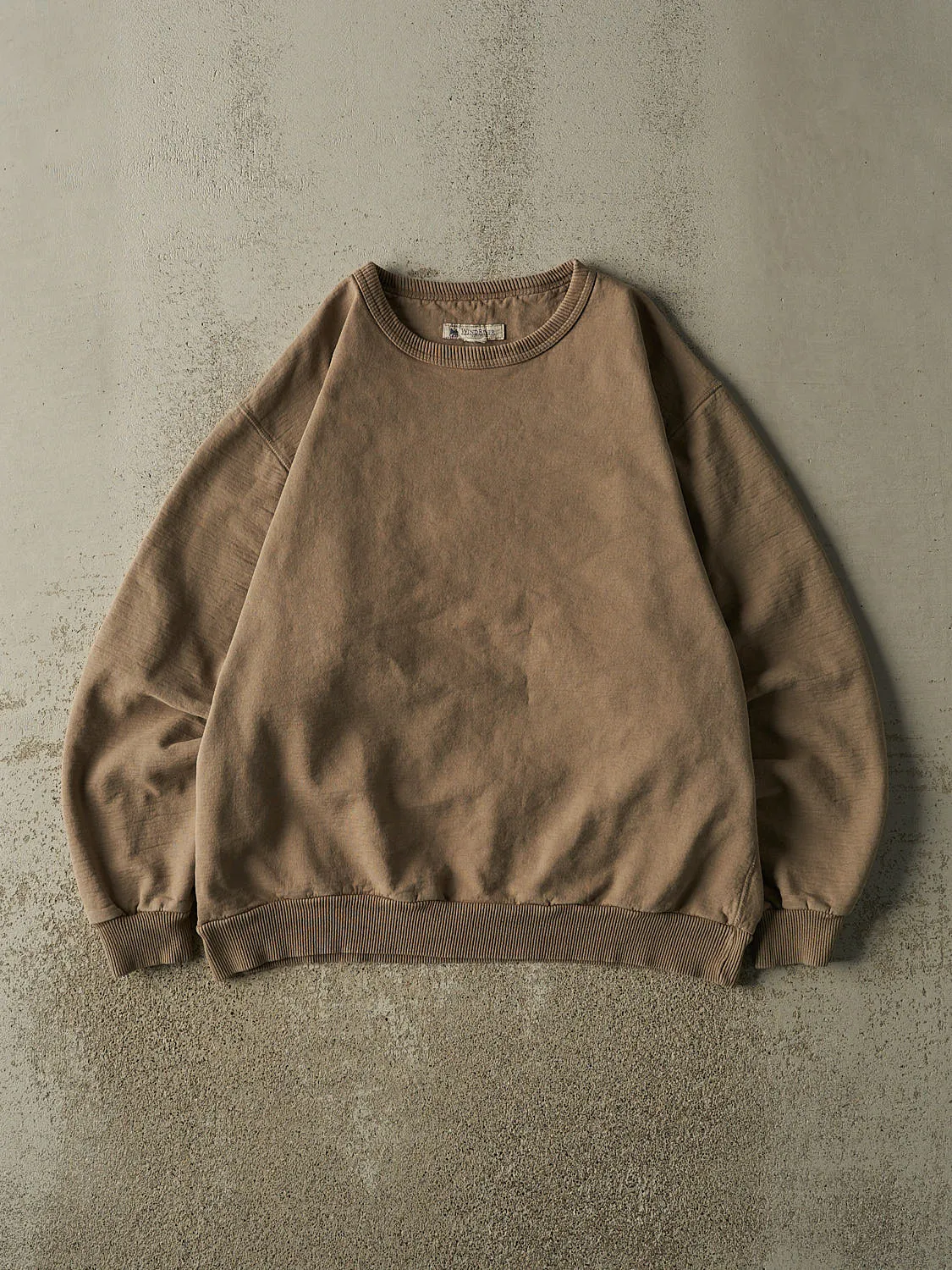 Vintage 90s Brown Wind River Blank Crewneck (L/XL) sold by Rebalance Vintage