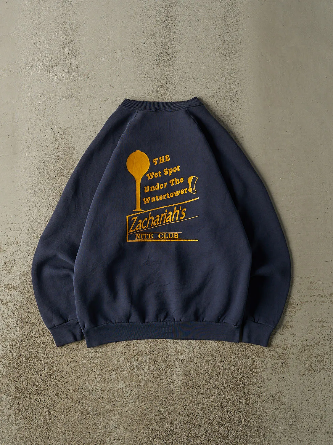 Vintage 80s Navy Blue Zachariah's Nite Club Crewneck (XS/S) sold by Rebalance Vintage product image thumbnail 2