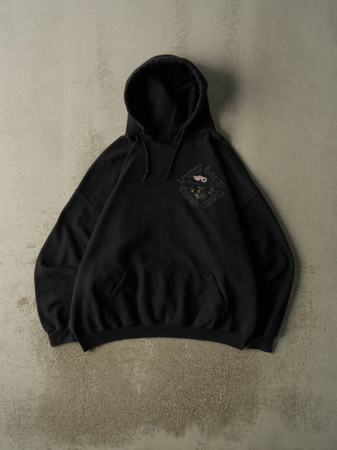 Vintage Y2K Black WFO Apparel Hoodie (XL/XXL) sold by Rebalance Vintage