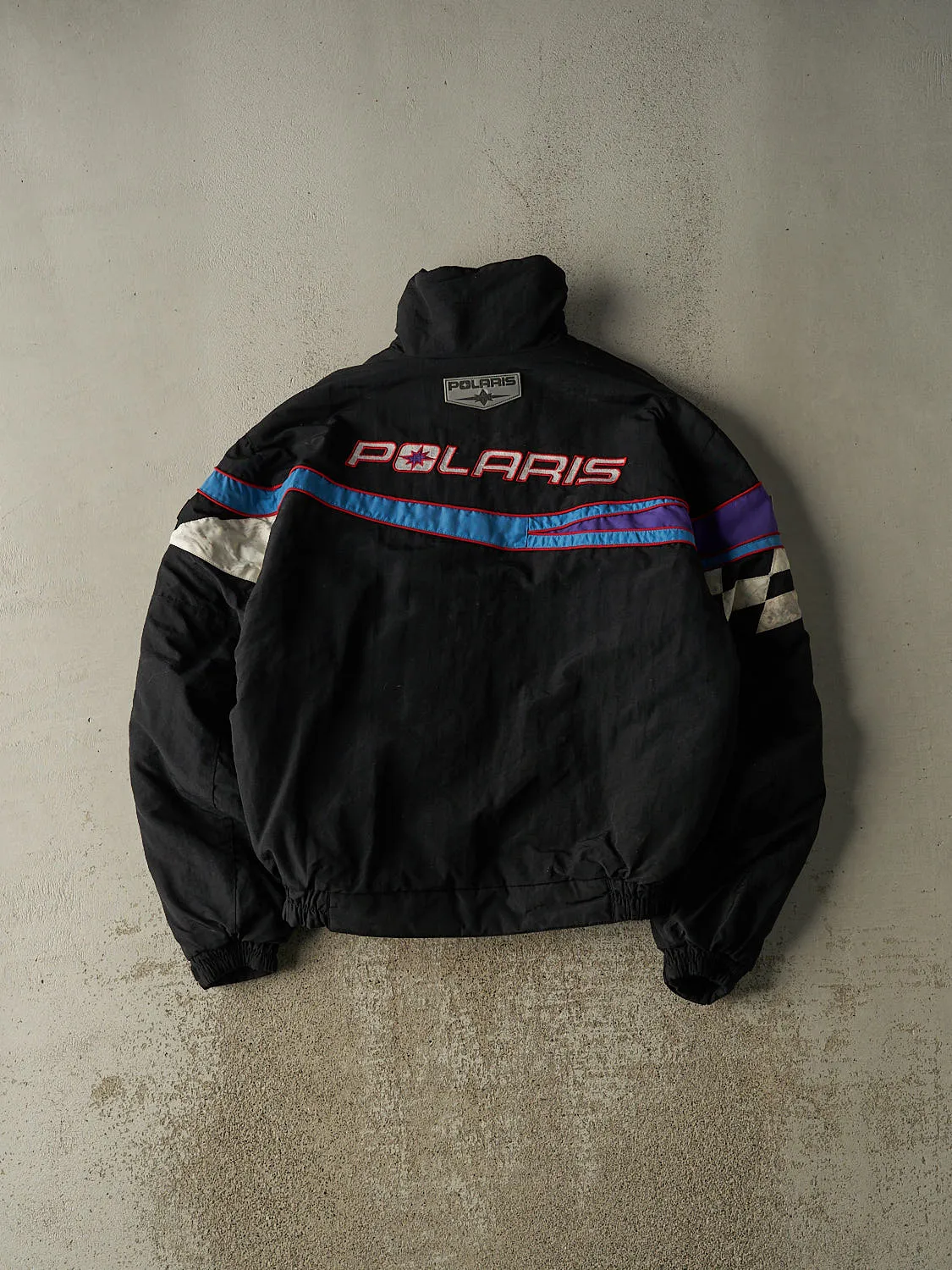 Vintage 90s Black Polaris Racing Jacket (L/XL) sold by Rebalance Vintage product image thumbnail 2