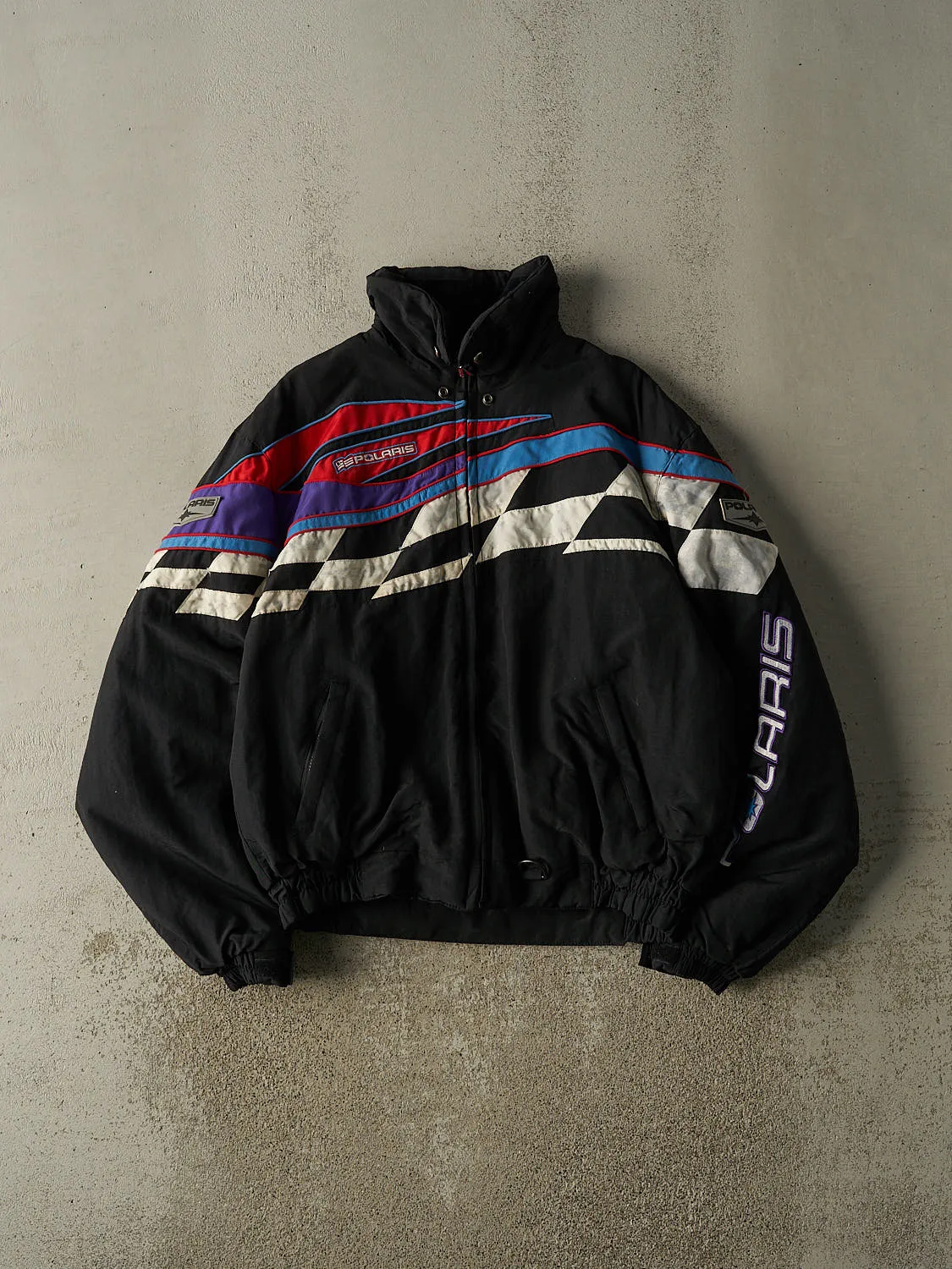 Vintage 90s Black Polaris Racing Jacket (L/XL) sold by Rebalance Vintage