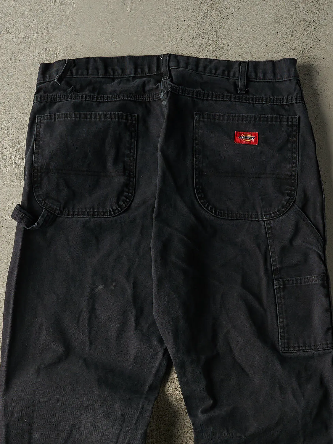 Vintage 90s Faded Black Dickies Carpenter Pants (35x32) sold by Rebalance Vintage product image thumbnail 5