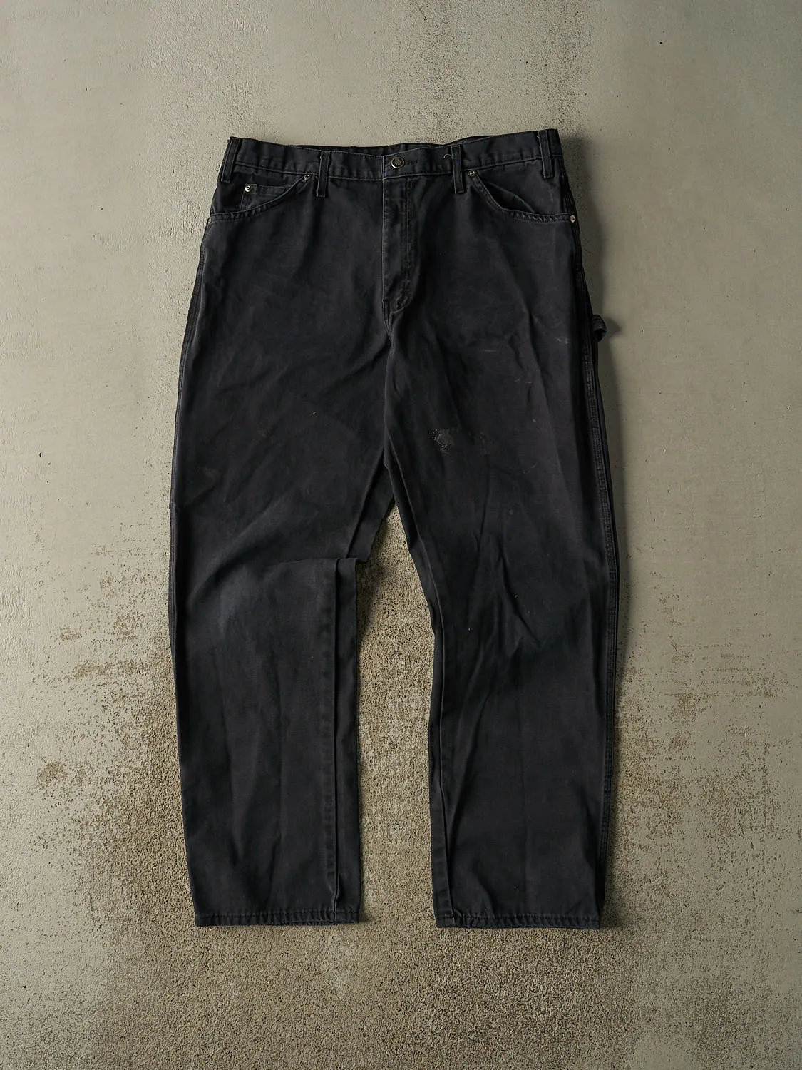 Vintage 90s Faded Black Dickies Carpenter Pants (35x32) sold by Rebalance Vintage