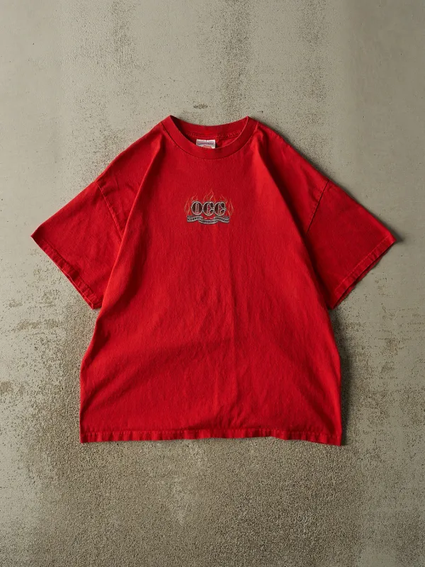 Vintage Y2K Red Orange County Choppers Tee (L) sold by Rebalance Vintage