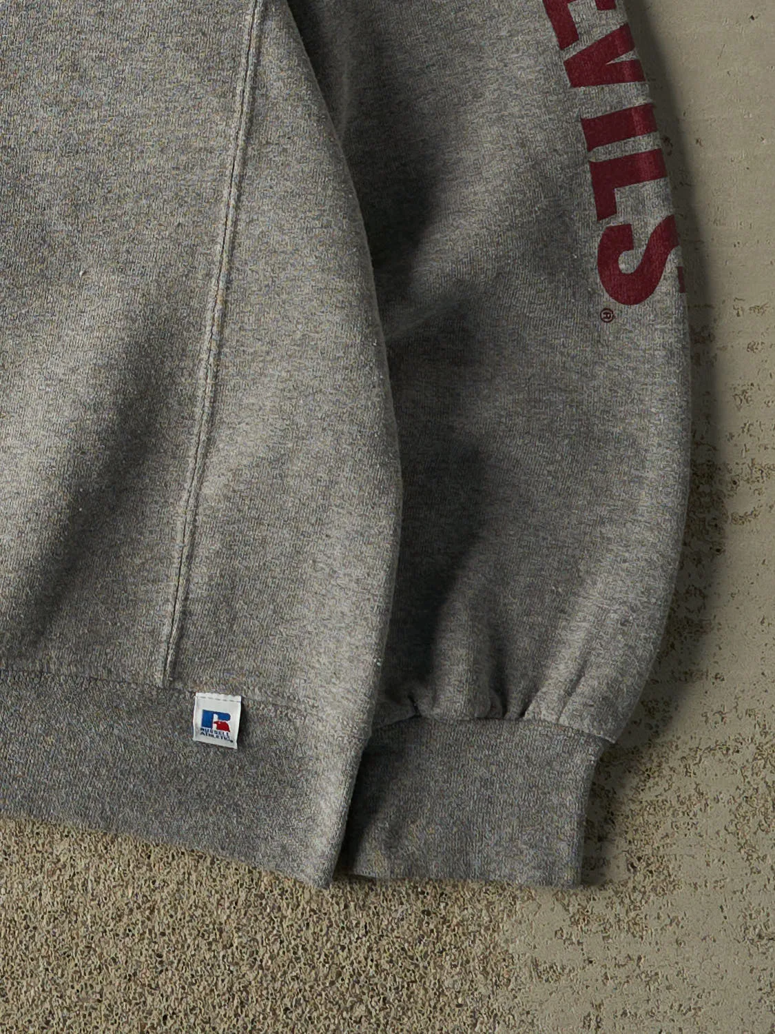 Vintage Y2K Grey Russell Athletic Arizona State University Crewneck (S/M) sold by Rebalance Vintage product image thumbnail 4