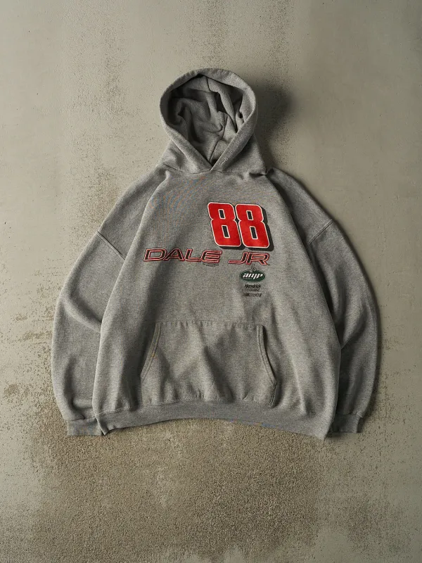 Vintage Y2K Grey Dale Earnhardt Jr Nascar Hoodie (XL/XXL) sold by Rebalance Vintage