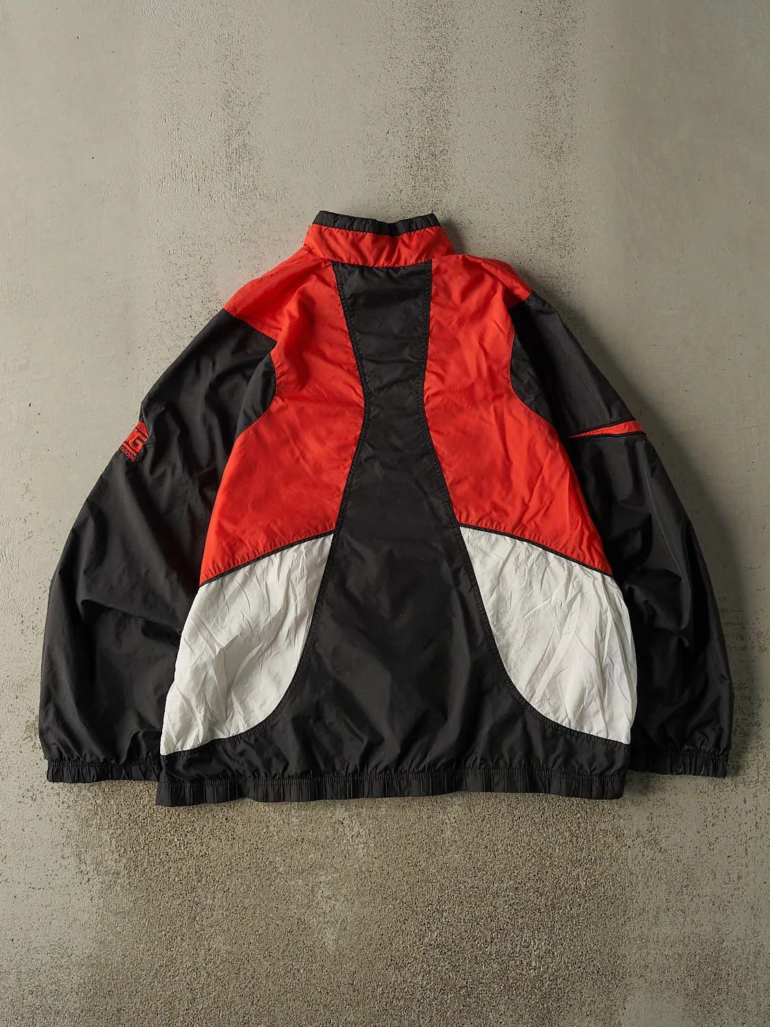 Vintage 90s Red, Black & White Nike Rossland Trail Windbreaker Jacket (XL/XXL) sold by Rebalance Vintage product image thumbnail 2