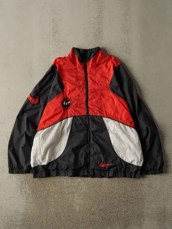 Vintage 90s Red, Black & White Nike Rossland Trail Windbreaker Jacket (XL/XXL) made by Rebalance Vintage