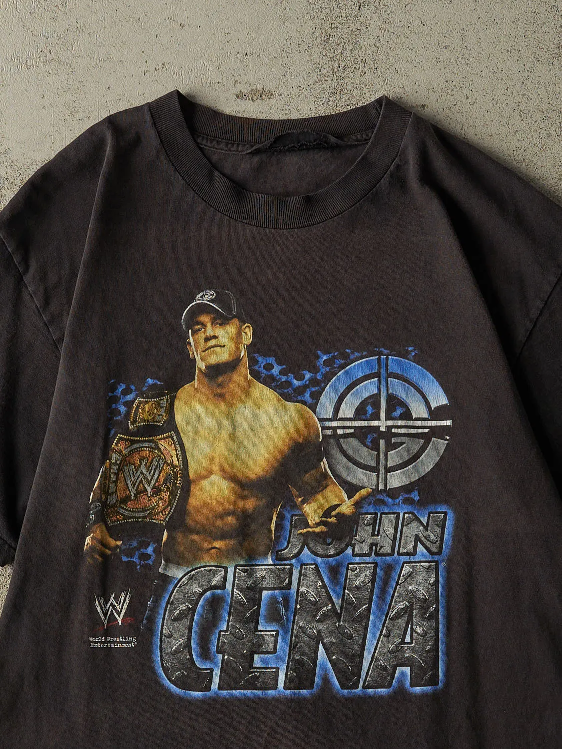 Vintage Y2K Faded Black John Cena Tee (L) sold by Rebalance Vintage product image thumbnail 2