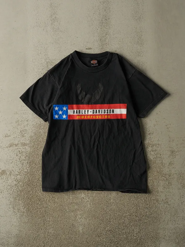 Vintage 02' Black Harley Davidson Perrysburg OH Tee (S/M) made by Rebalance Vintage