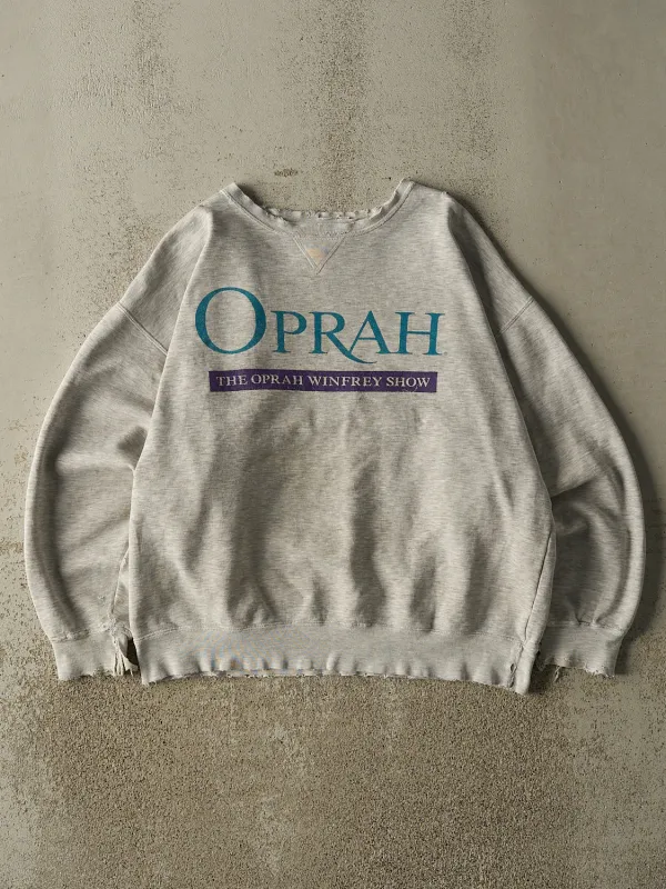 Vintage 90s Heather Grey Oprah Crewneck (M/L) sold by Rebalance Vintage