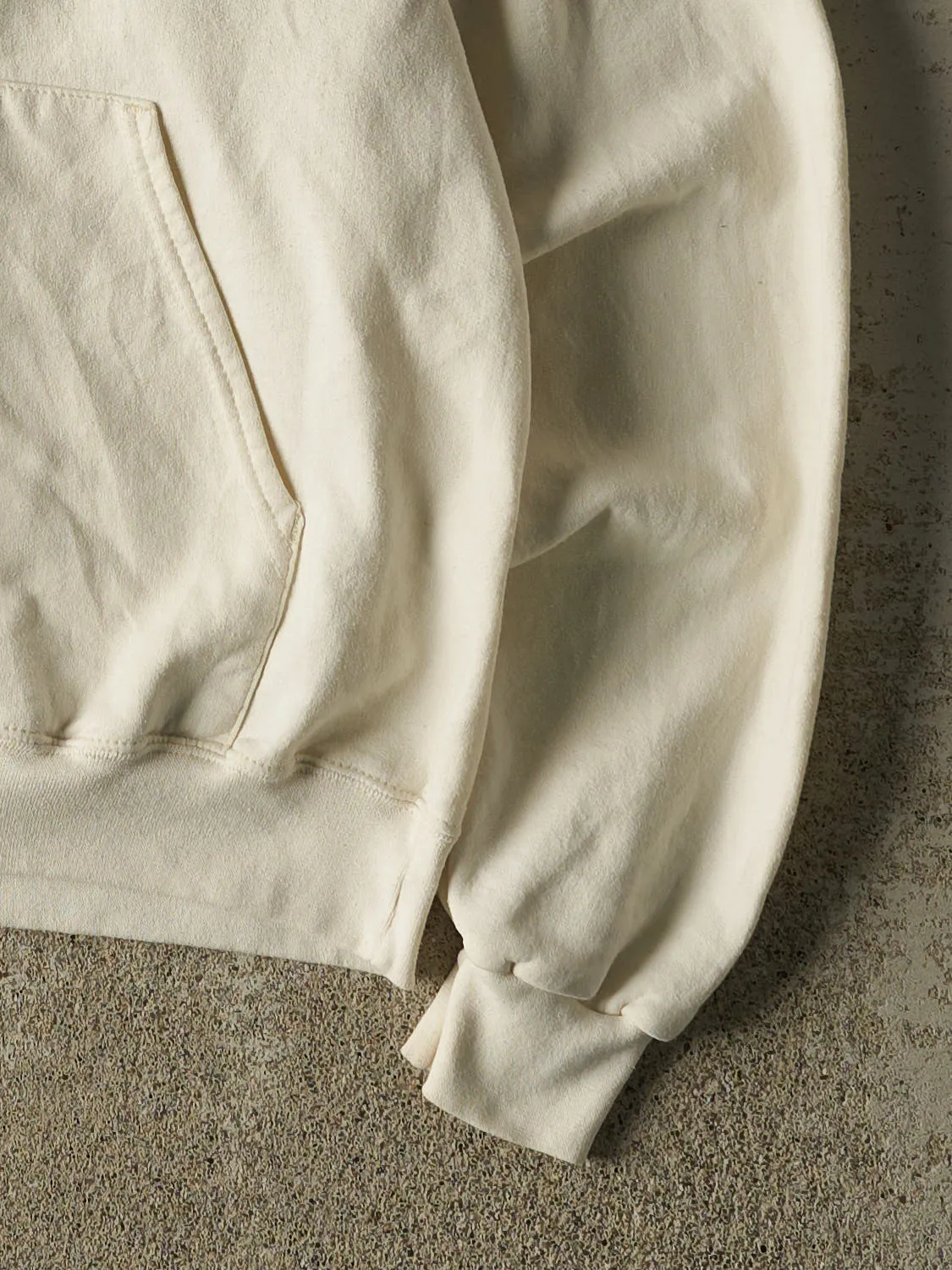 Vintage 90s Beige Champion Farmingdale State Hoodie (XS/S) sold by Rebalance Vintage product image thumbnail 4