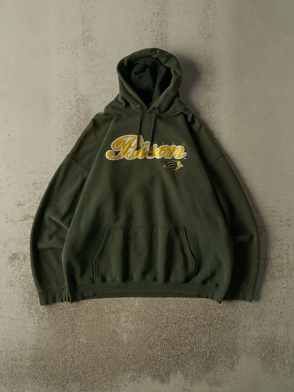 Vintage 90s Sun Faded Green North Dakota State Bison Hoodie (L/XL) sold by Rebalance Vintage