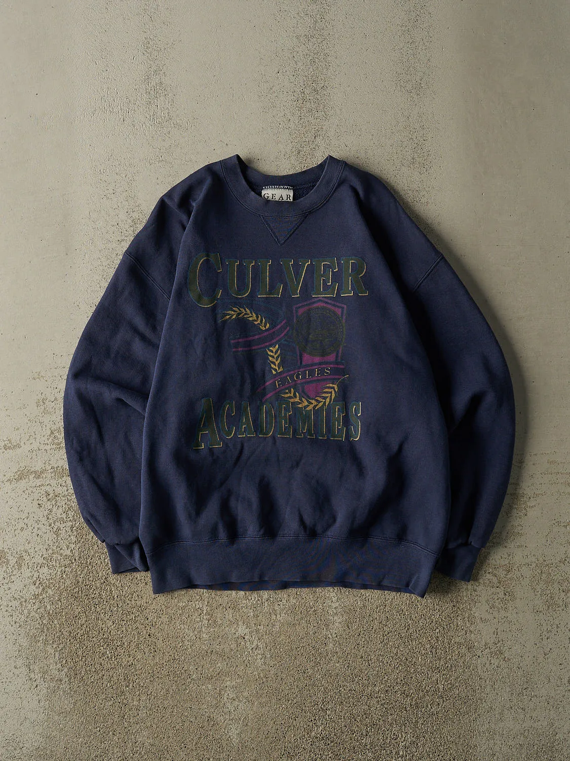 Vintage 90s Navy Blue Culver Eagles Crewneck (M/L) sold by Rebalance Vintage