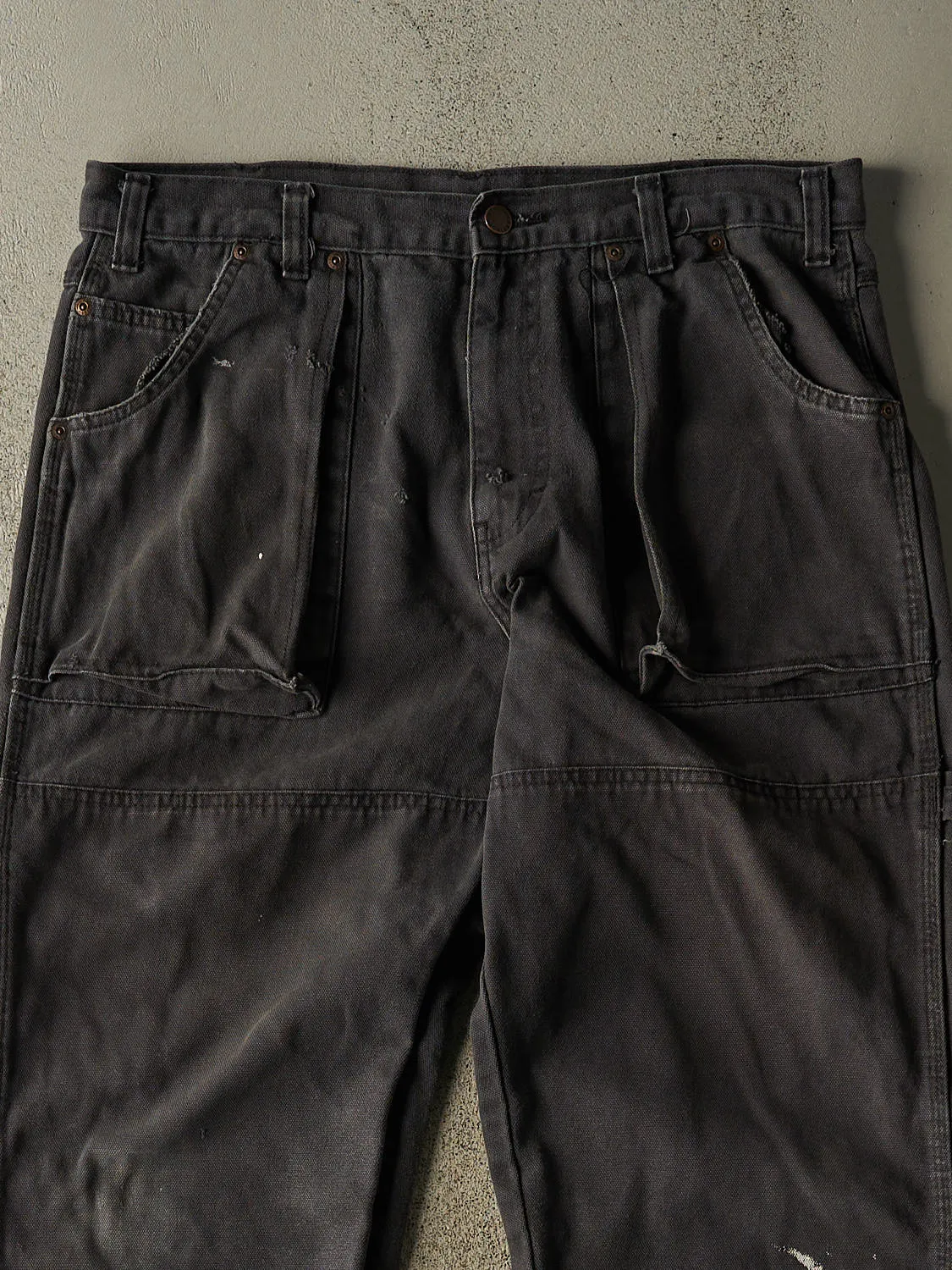 Vintage Y2K Faded Black Dickies Utility Work Pants (34x30.5) sold by Rebalance Vintage product image thumbnail 4