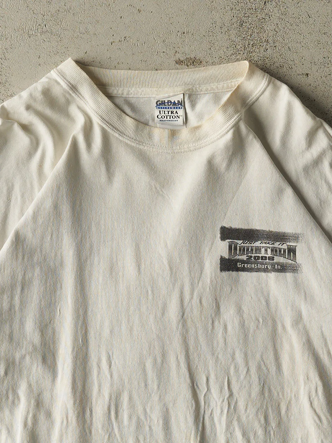 Vintage 06' White Downtown Cars Tee (L/XL) sold by Rebalance Vintage product image thumbnail 3