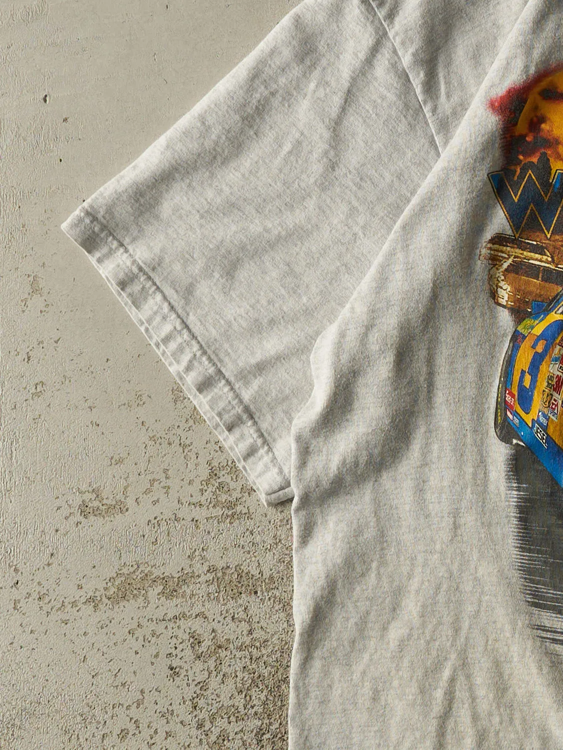 Vintage 90s Grey Dale Earnhardt Wrangler Nascar Racing Tee (XL) sold by Rebalance Vintage product image thumbnail 3
