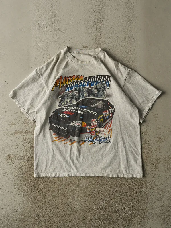 Vintage 90s Heather Grey Dale Earnhardt Nascar Racing Tee (XL) sold by Rebalance Vintage
