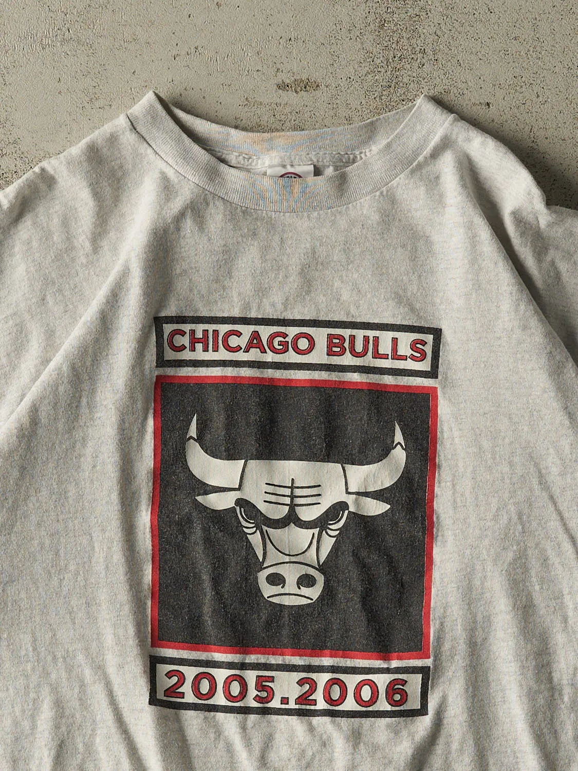 Vintage 06' Heather Grey Chicago Bulls Tee (M) sold by Rebalance Vintage product image thumbnail 3