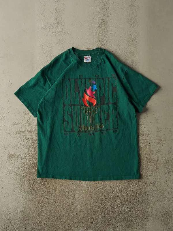Vintage 96' Green USA Olympic Summer Games Tee (XL) sold by Rebalance Vintage