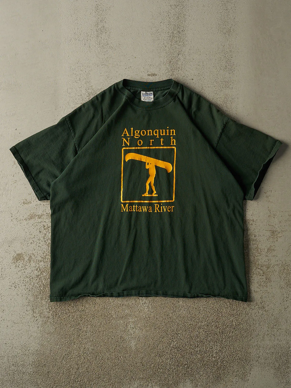 Vintage Y2K Green Algonquin North Tee (XXL) sold by Rebalance Vintage