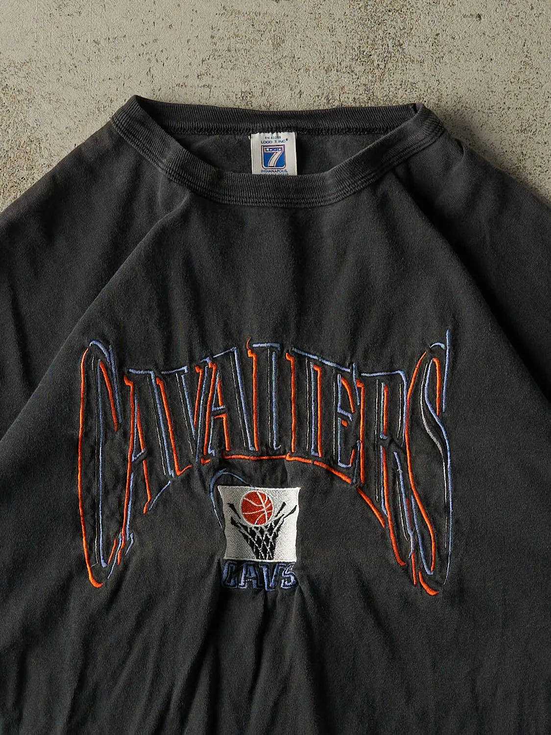 Vintage 90s Black Cleveland Cavaliers Tee (XL) sold by Rebalance Vintage product image thumbnail 2
