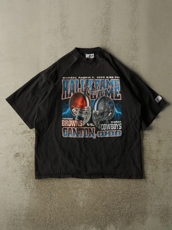Vintage 99' Black NFL Hall of Fame Game Tee (XXL) made by Rebalance Vintage