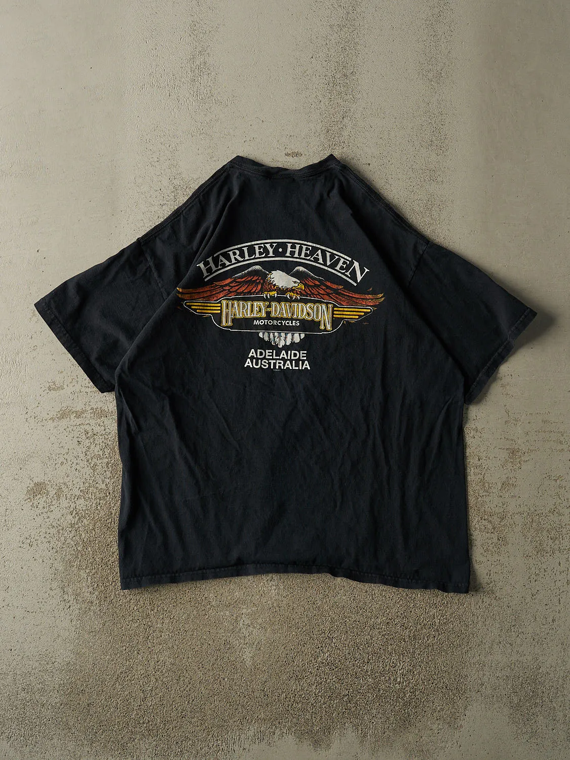 Vintage 00' Black Harley Davidson Australia Tee (XXL) sold by Rebalance Vintage product image thumbnail 2