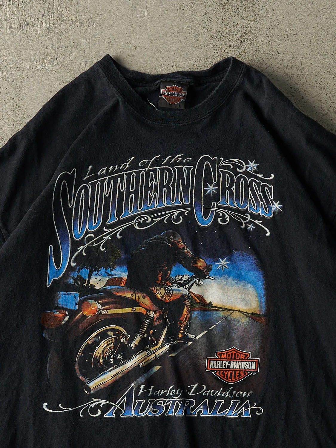 Vintage 00' Black Harley Davidson Australia Tee (XXL) sold by Rebalance Vintage product image thumbnail 3