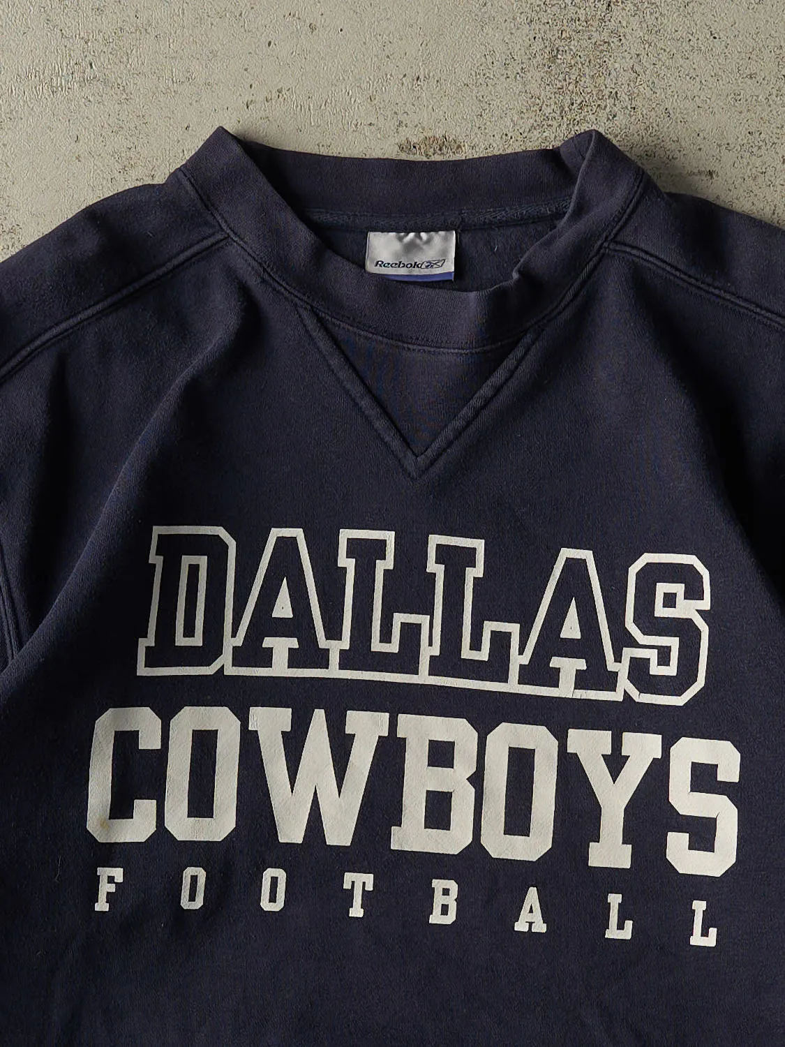 Vintage Y2K Navy Blue Dallas Cowboys Crewneck (XL) sold by Rebalance Vintage product image thumbnail 2
