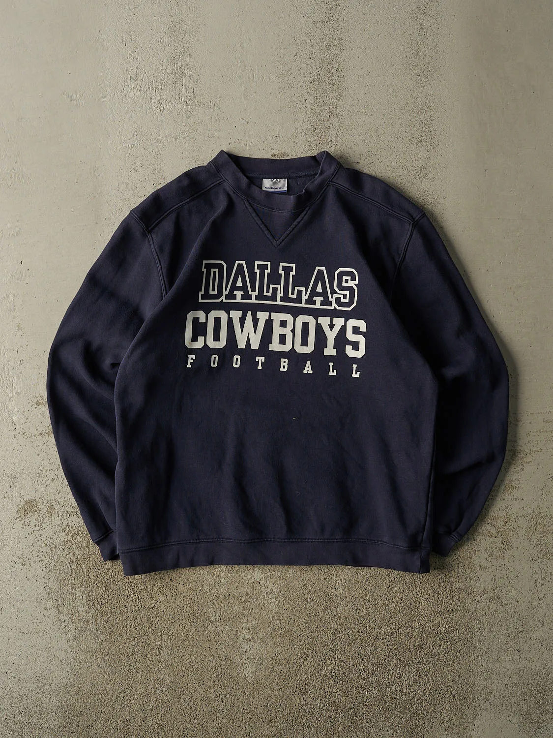 Vintage Y2K Navy Blue Dallas Cowboys Crewneck (XL) sold by Rebalance Vintage