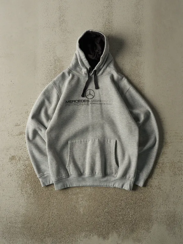 Vintage Y2K Grey Mercedes Benz AMG Formula One Team Hoodie (M/L) made by Rebalance Vintage