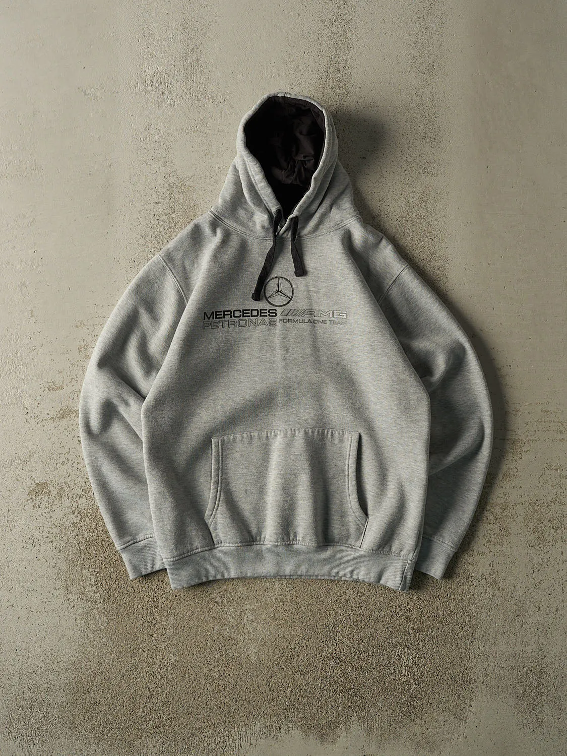 Vintage Y2K Grey Mercedes Benz AMG Formula One Team Hoodie (M/L) sold by Rebalance Vintage