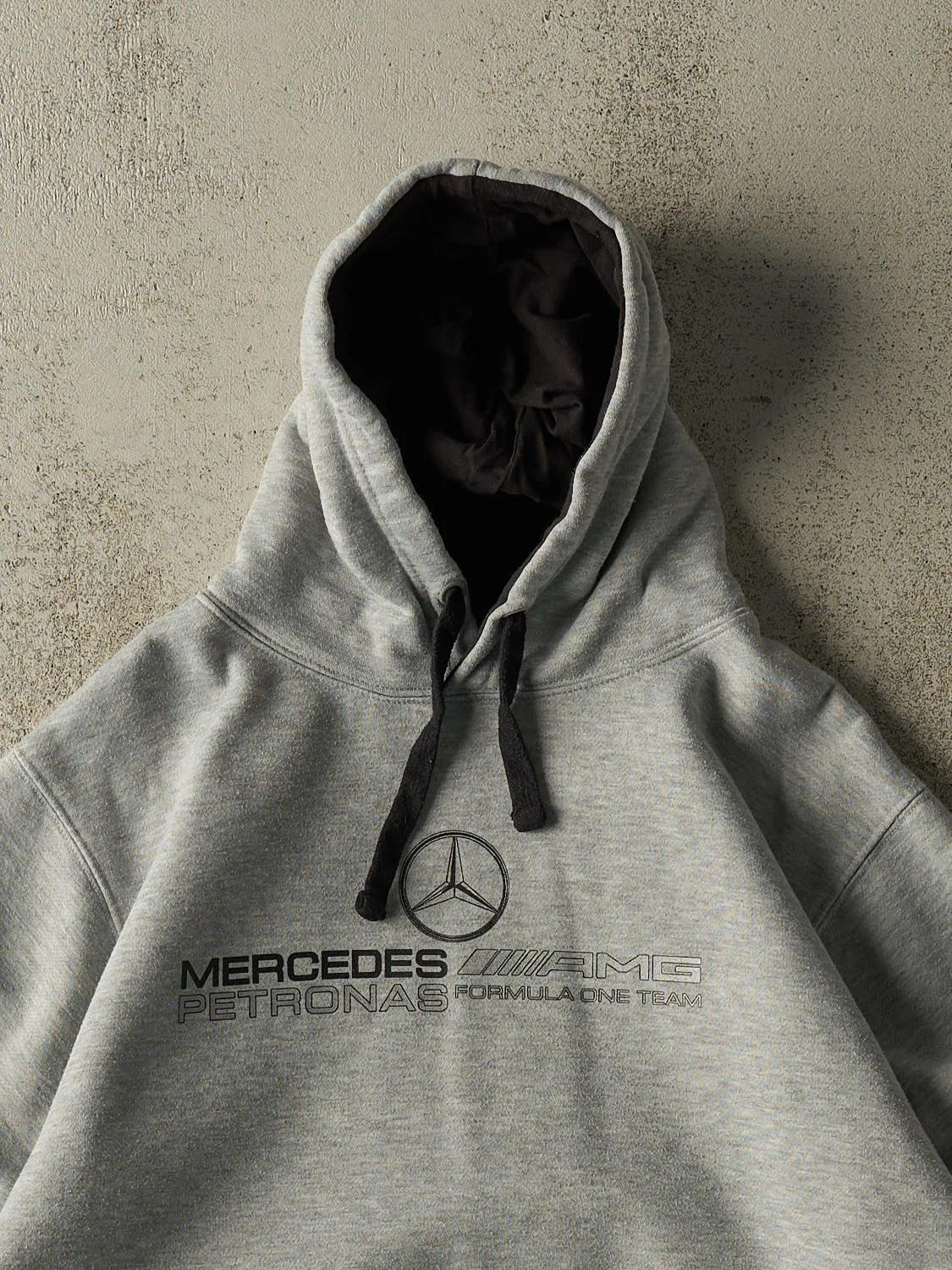 Vintage Y2K Grey Mercedes Benz AMG Formula One Team Hoodie (M/L) sold by Rebalance Vintage product image thumbnail 2