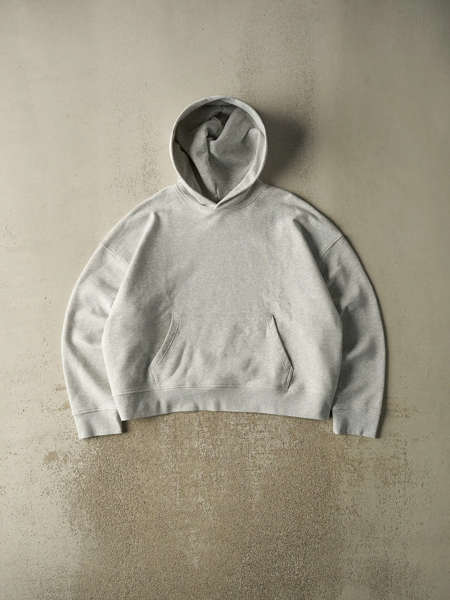 Everyday Boxy Hoodie – Heather Grey sold by Rebalance Vintage product image thumbnail 2