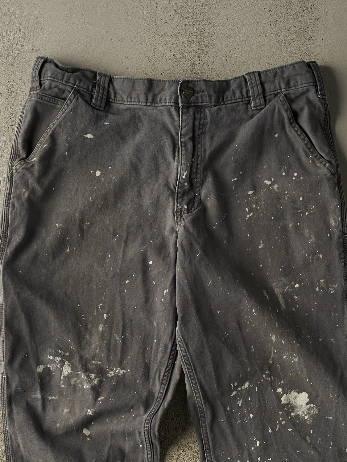 Vintage Y2K Grey Carhartt Work Pants (36x28.5) sold by Rebalance Vintage product image thumbnail 3