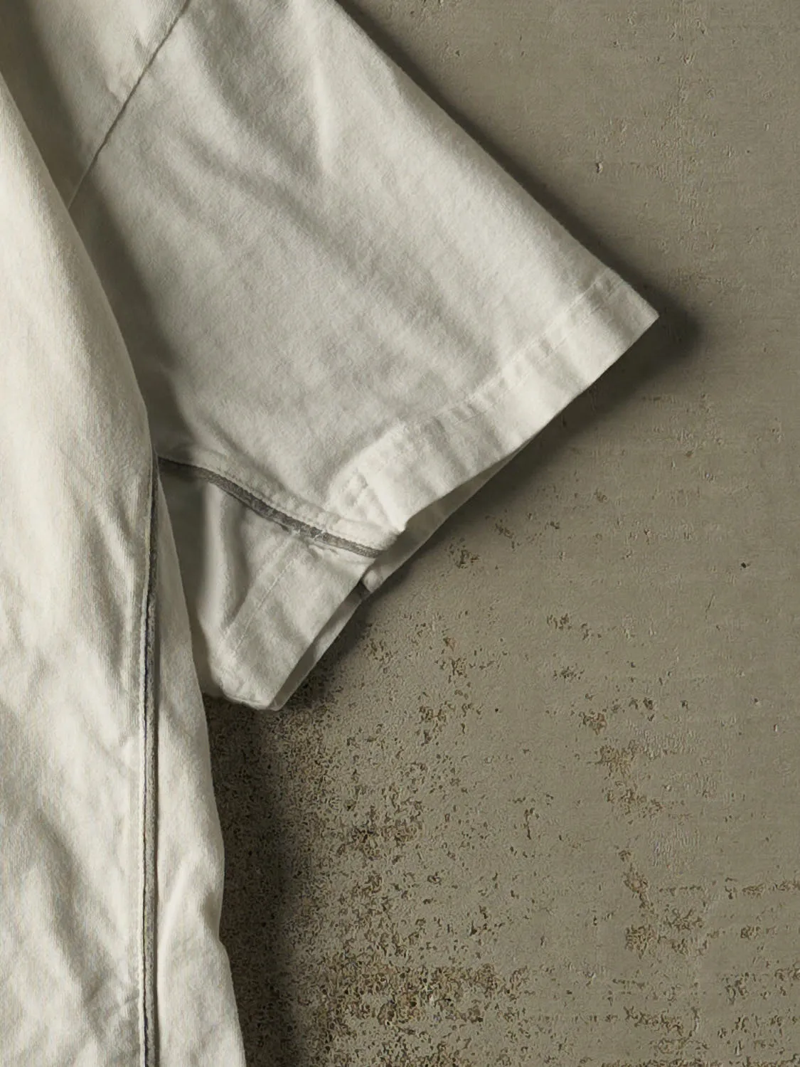 Vintage 90s White Nike Embroidered V Neck Tee (L/XL) sold by Rebalance Vintage product image thumbnail 3