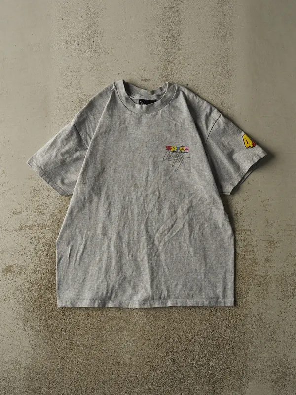 Vintage 90s Grey No Fear Nascar Racing Tee (L/XL) sold by Rebalance Vintage