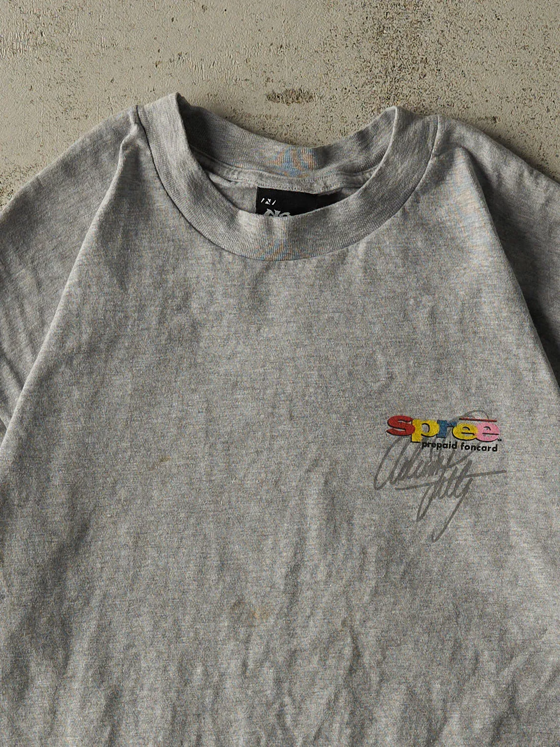 Vintage 90s Grey No Fear Nascar Racing Tee (L/XL) sold by Rebalance Vintage product image thumbnail 3