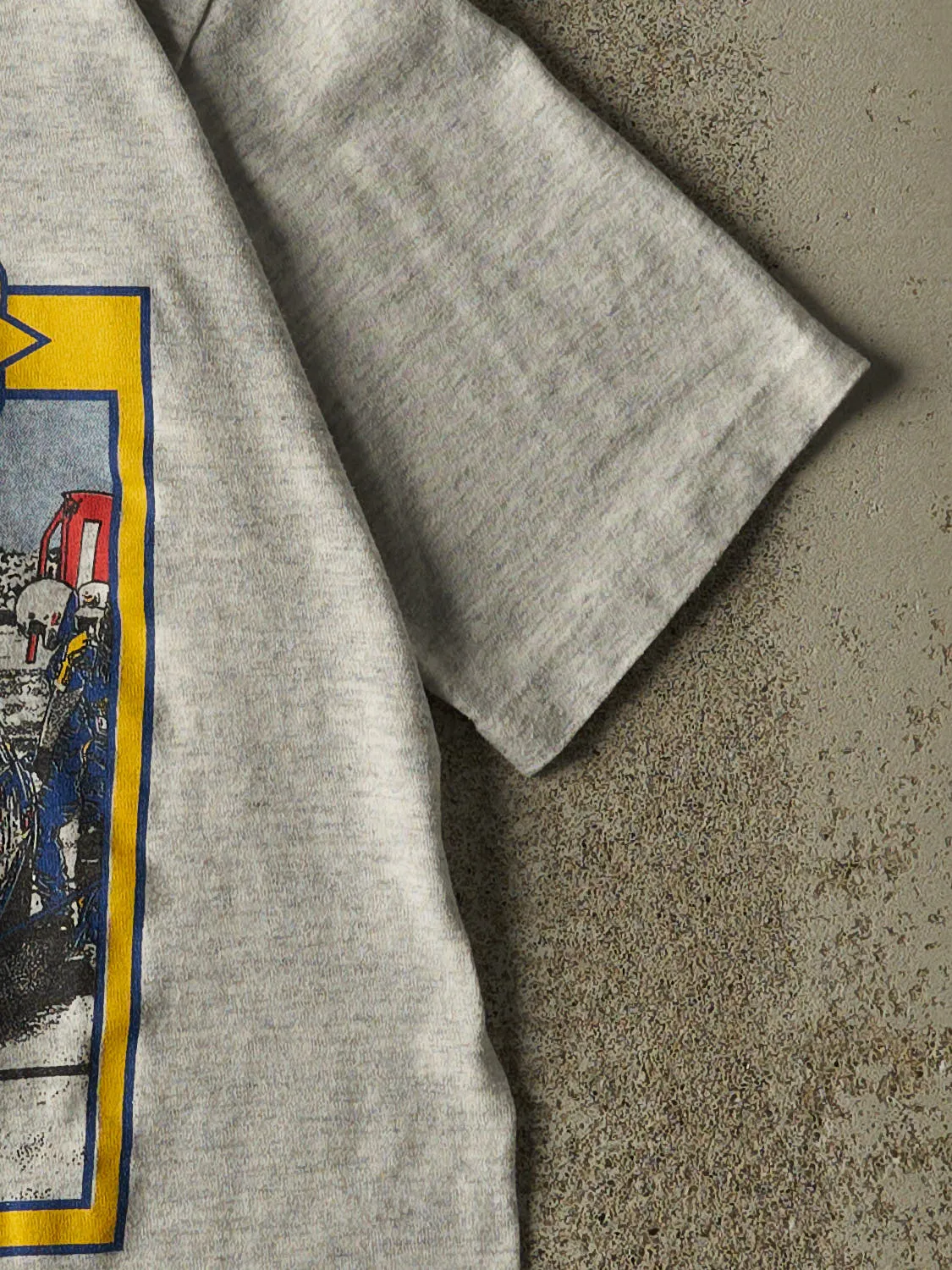 Vintage 80s Heather Grey Sunoco Racing Tee (S/M) sold by Rebalance Vintage product image thumbnail 4