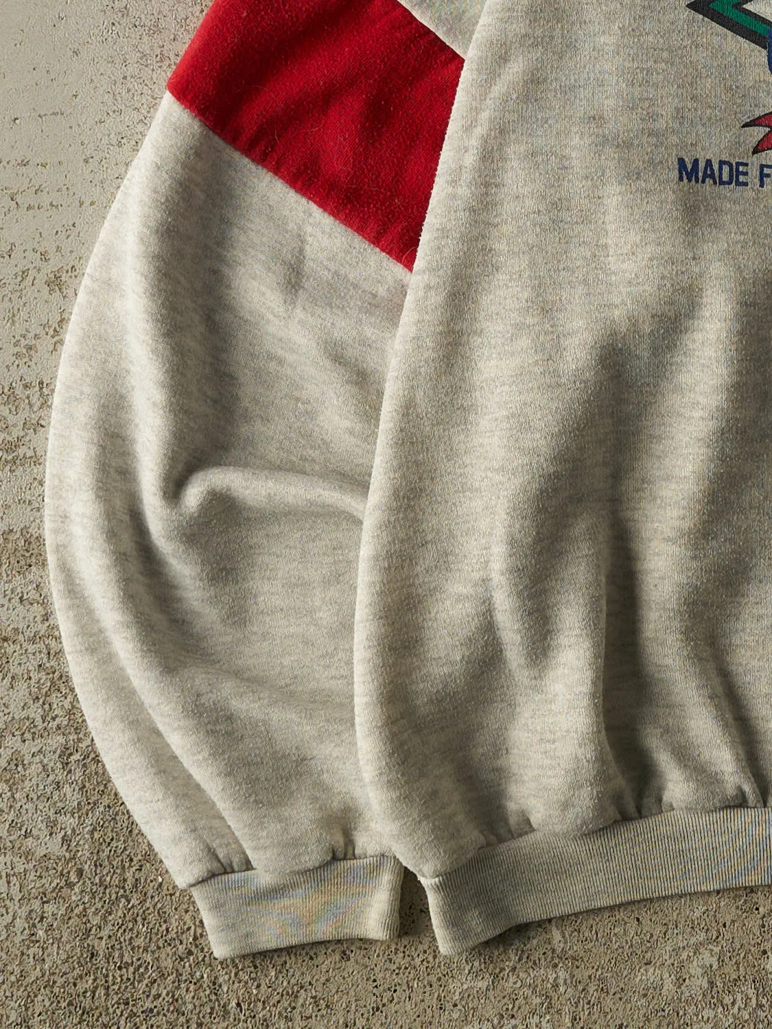Vintage 80s Heather Grey Melville Basic Sport Crewneck (L) sold by Rebalance Vintage product image thumbnail 3