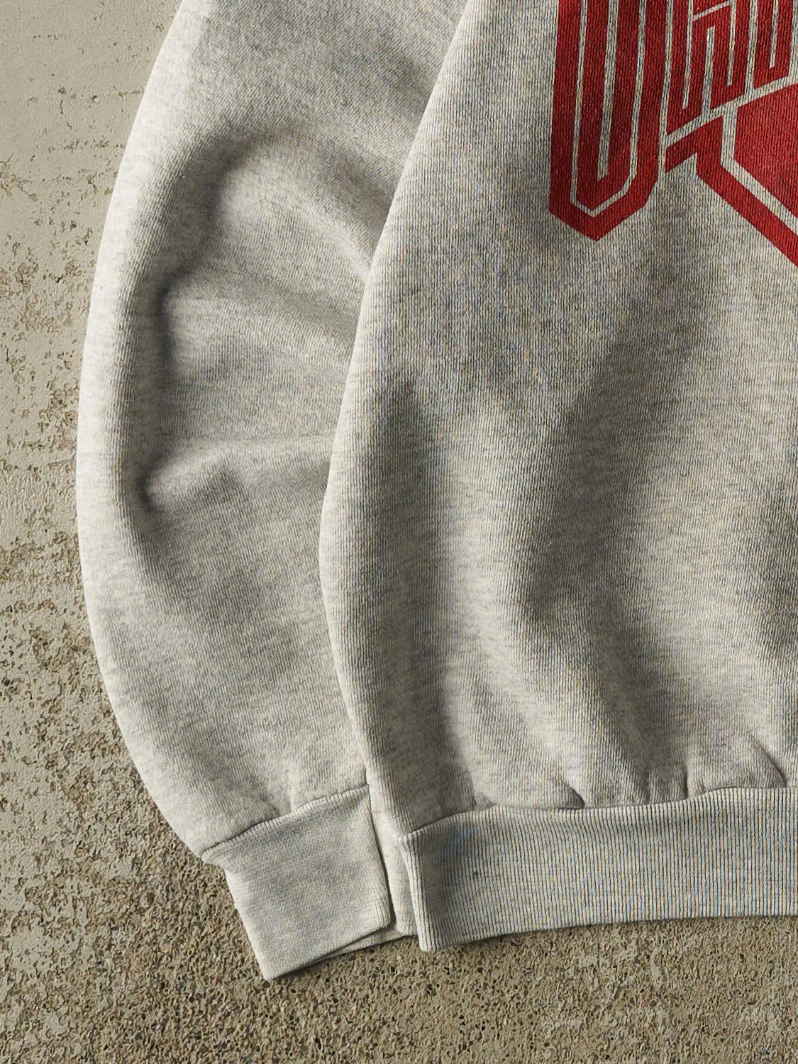 Vintage 80s Heather Grey Ohio State University Crewneck (S) sold by Rebalance Vintage product image thumbnail 3