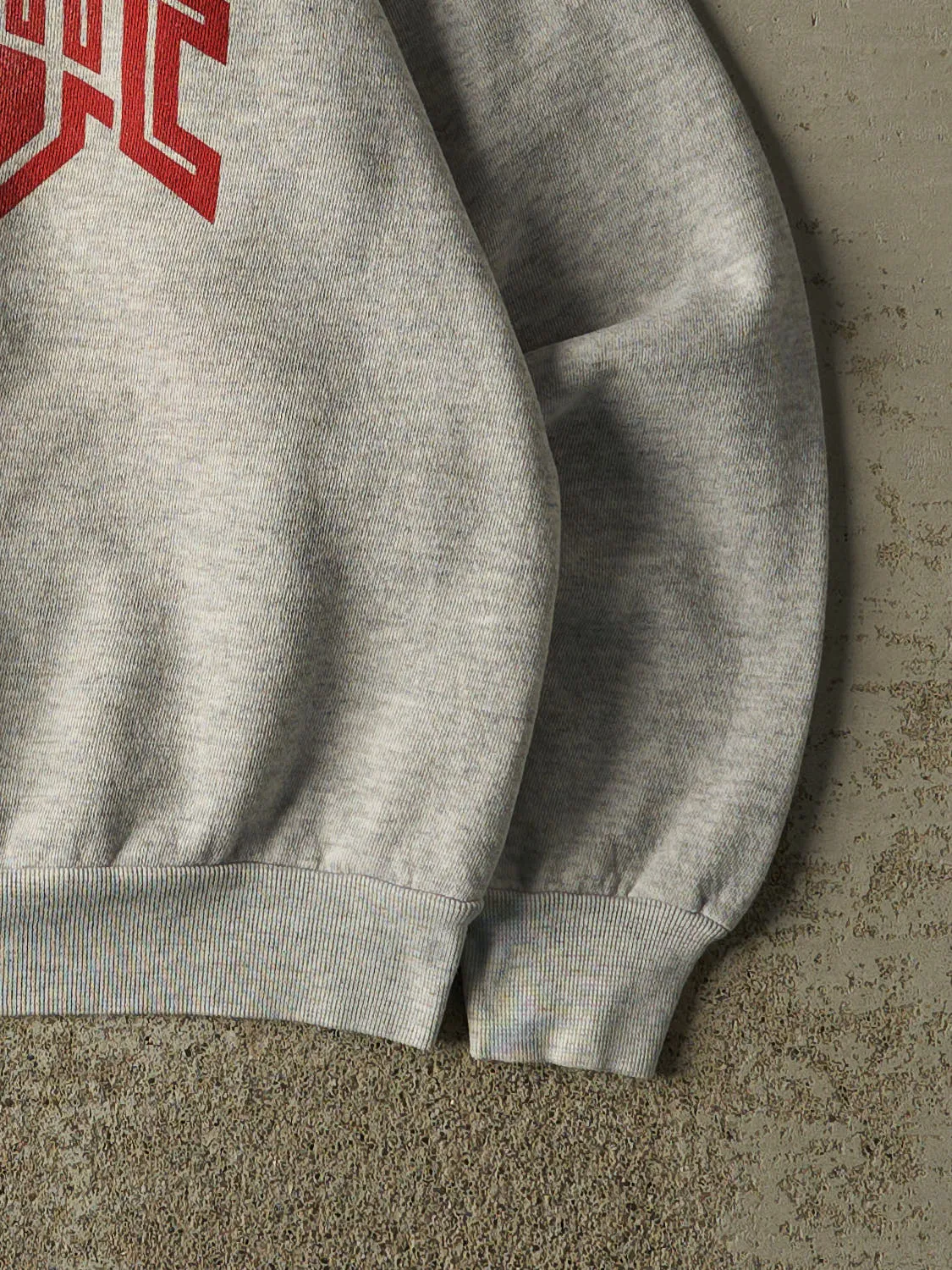 Vintage 80s Heather Grey Ohio State University Crewneck (S) sold by Rebalance Vintage product image thumbnail 4