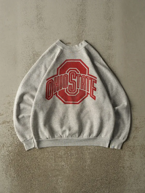 Vintage 80s Heather Grey Ohio State University Crewneck (S) sold by Rebalance Vintage