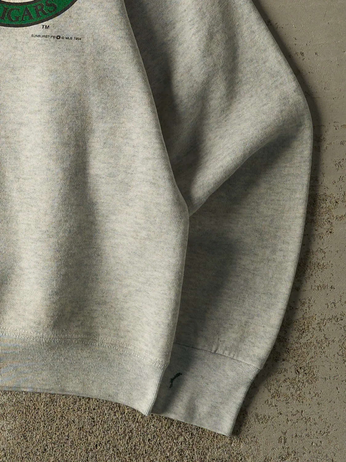 Vintage 94' Heather Grey Kane County Cougars Crewneck (M) sold by Rebalance Vintage product image thumbnail 4