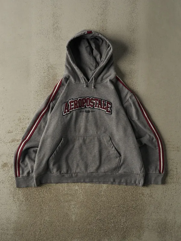 Vintage Y2K Grey Aeropostale Embroidered Hoodie (L) sold by Rebalance Vintage